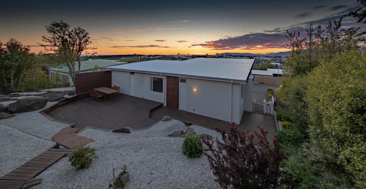 ICELAND SJF Villa, Hot tub&Outdoor Sauna Amazing Mountains&City View Over Reykjavík Reiquiavique Exterior foto
